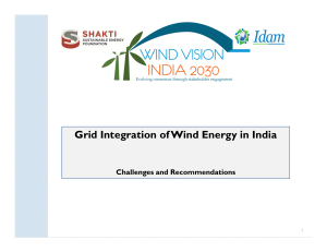 Grid Integration of Wind Energy in India