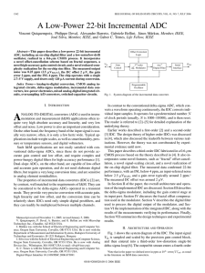 A Low-Power 22-bit Incremental ADC