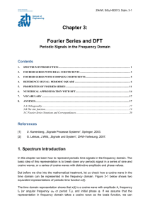 Chapter 3: Fourier Series and DFT