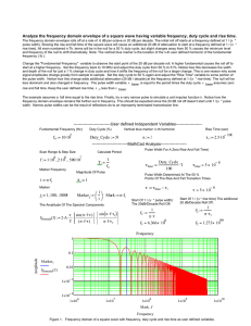 Square Wave Anal