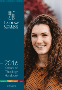 School of Theology Handbook