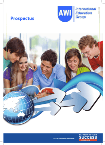 Prospectus - AWI International Education Group