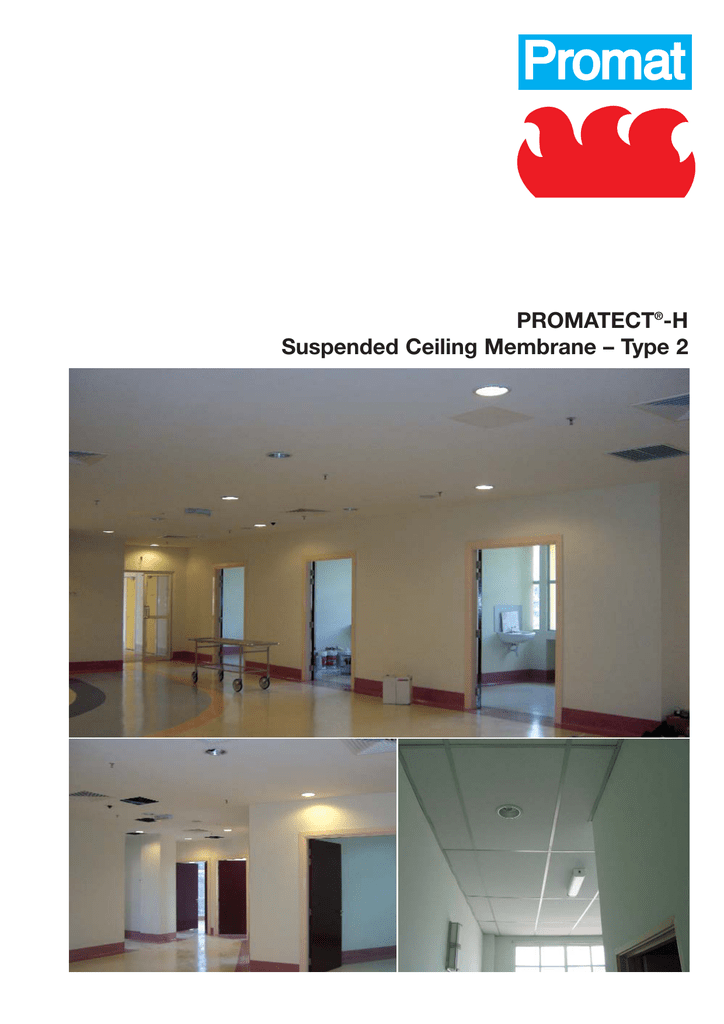 Promatect H 2hrs Insulated Suspended Ceiling