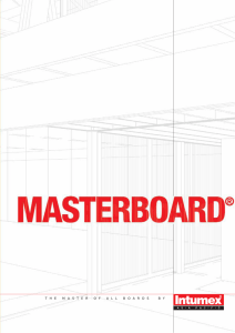 Masterboard - Intumex Asia Pacific