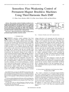 Sensorless Flux-Weakening Control of Permanent-Magnet