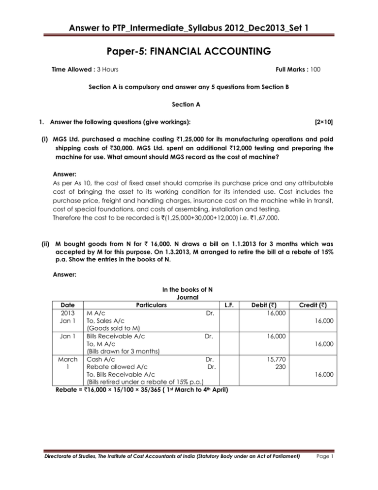 March 2013 - The Institute of Cost Accountants of India