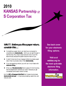 K-120S - Kansas Department of Revenue