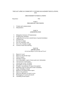 EAC customs Management Regulations, 2010