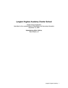 Langston Hughes Academy - Cowen Institute for Public Education