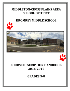 middleton-cross plains area school district kromrey middle school
