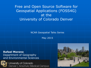 free Open Source Software. Geospatial