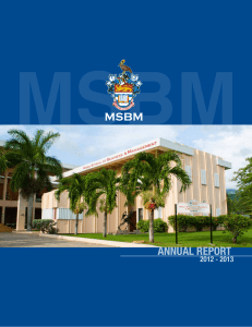 annual report - The University of the West Indies at Mona, Jamaica