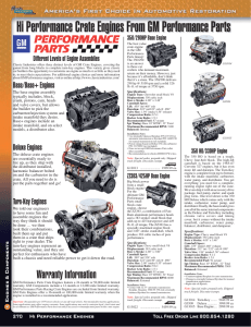 Hi Performance Crate Engines From GM