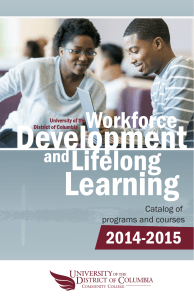 Catalog of programs and courses