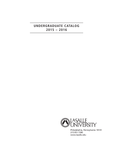 Undergraduate Catalog