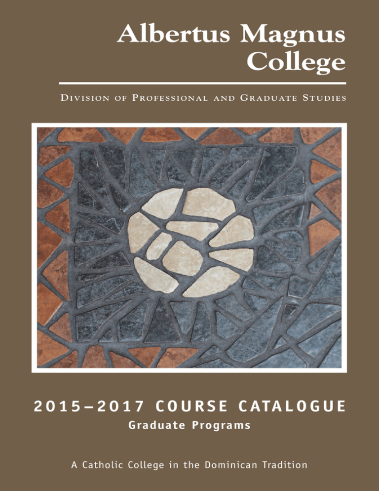 Course Catalogue Albertus Magnus College