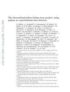 The international pulsar timing array project: using pulsars as a