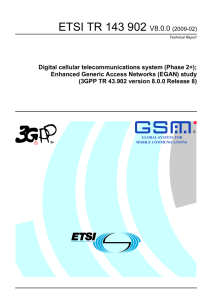 TR 143 902 - V8.0.0 - Digital cellular telecommunications system