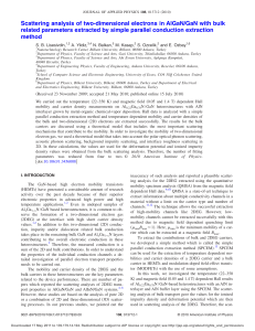 Scattering analysis of two-dimensional electrons in AlGaN/GaN with