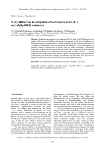 X-ray diffraction investigation of GaN layers on Si(111) and Al2O3