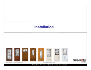 Installation - Therma