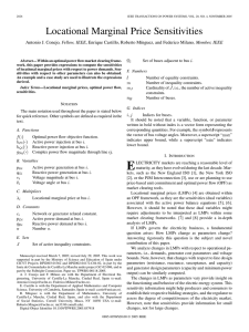 Locational Marginal Price Sensitivities