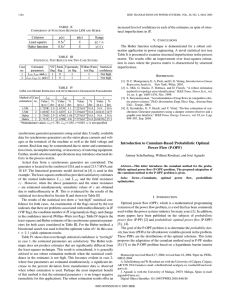 Introduction to Cumulant-Based Probabilistic Optimal