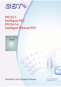 PSU24-5 5A Intelligent PSU and Intelligent Network PSU