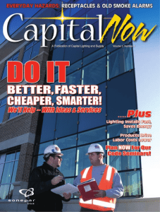 A Publication of Capital Lighting and Supply