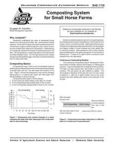 Composting System for Small Horse Farms PDF