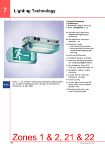 Compact Emergency Light Fittings