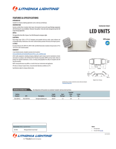 Lithonia EU2 LED M12 Emergency LED Light