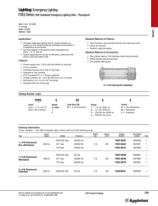 Lighting: Emergency Lighting