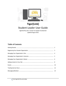this helpful TigerLink users guide.
