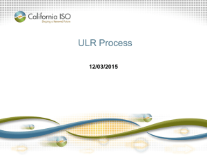 2015 Use Limited Resource Process