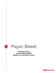 NCPDP Version D.0 Payer Sheet