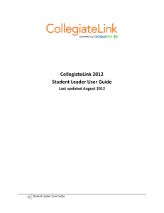 Student User Guide - Office of the Dean of Students