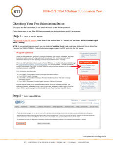Steps to Check Test Submission Status