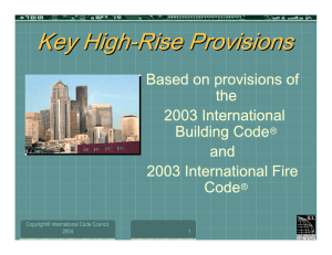 Key High-Rise Provisions