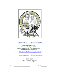 monticello high school - Albemarle County Public Schools