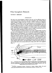 Polar Ionospheric Research