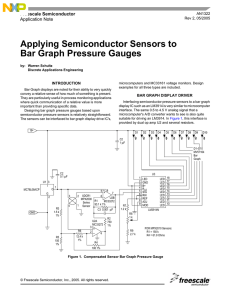 AN1322 Applying Semiconductor Sensors to Bar Graph Pressure