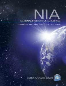 2012 Annual Report - National Institute of Aerospace