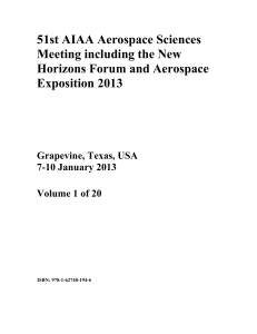 51st AIAA Aerospace Sciences Meeting