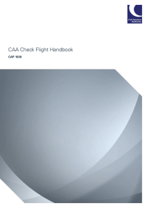 CAA Check Flight Handbook - Civil Aviation Authority