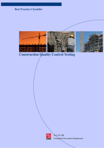 Construction Quality Control Testing