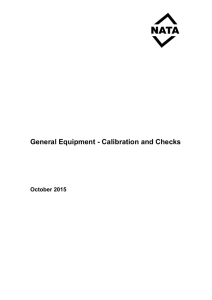 General Equipment Table