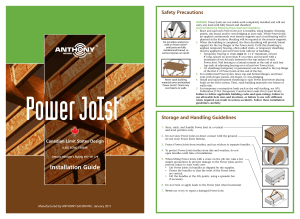 Installation Guide - Anthony Forest Products Co.