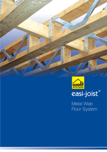 easi-joist Technical Manual