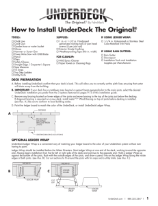 How to Install UnderDeck The Original®.